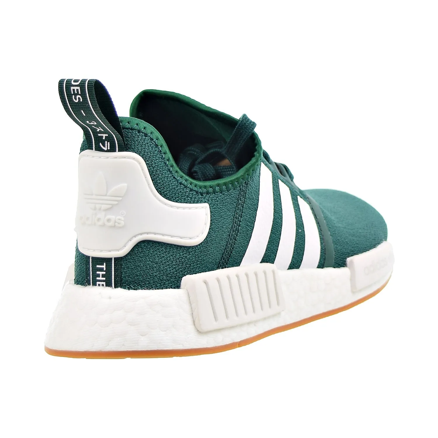 Adidas NMD_R1 Men's Shoes Collegiate Green-Cloud White-Gum