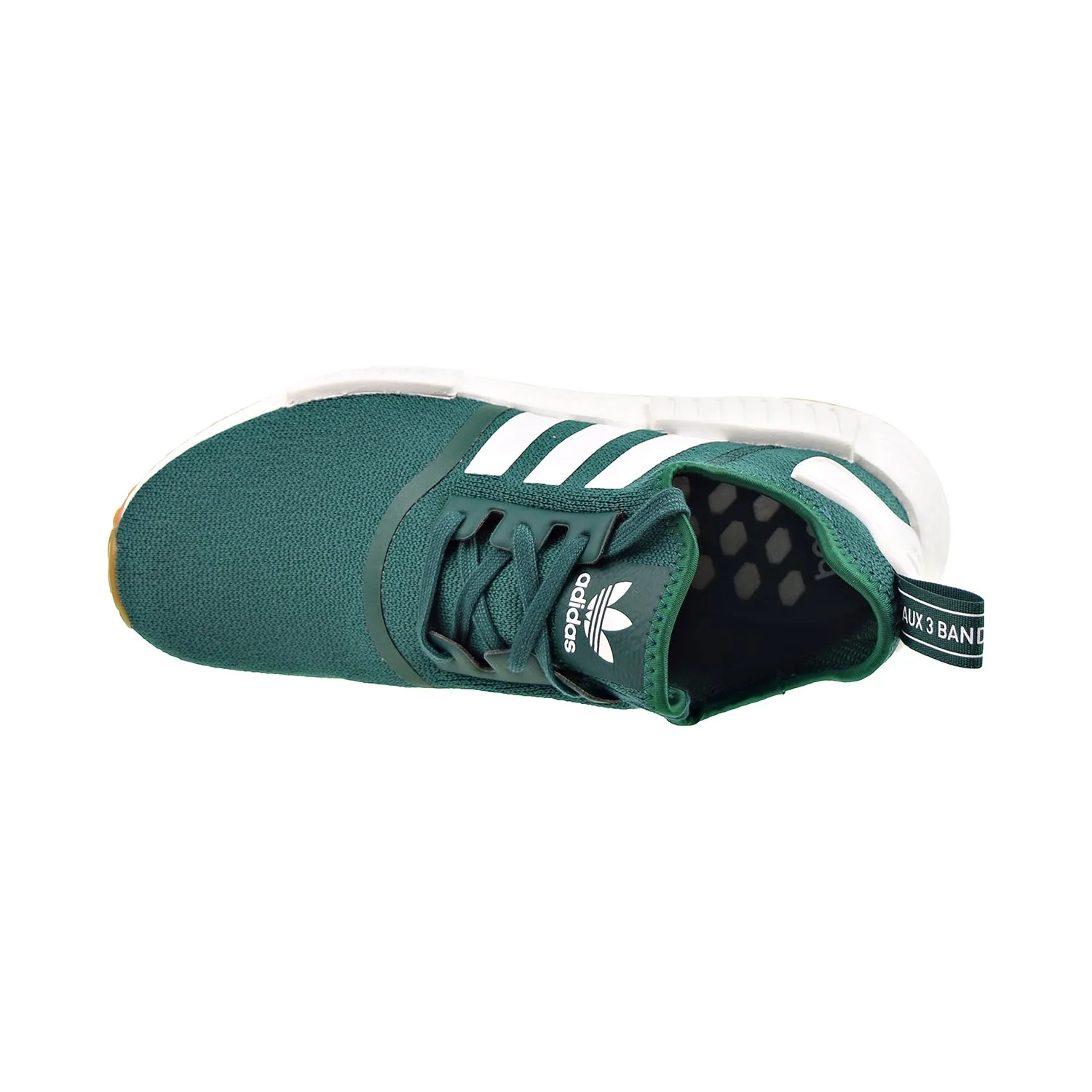 Adidas NMD_R1 Men's Shoes Collegiate Green-Cloud White-Gum
