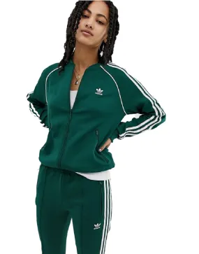 Adidas SST Full Zip Women"s Track Jacket Green