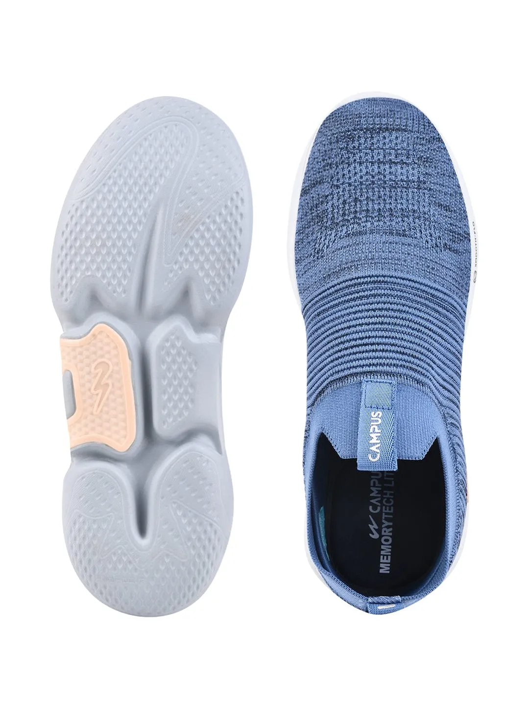 ALURA Blue Women's Slip-ons
