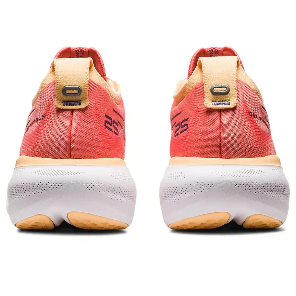 ASICS Women's Gel-Nimbus 25 Running Shoe (Papaya/Dusty Purple)