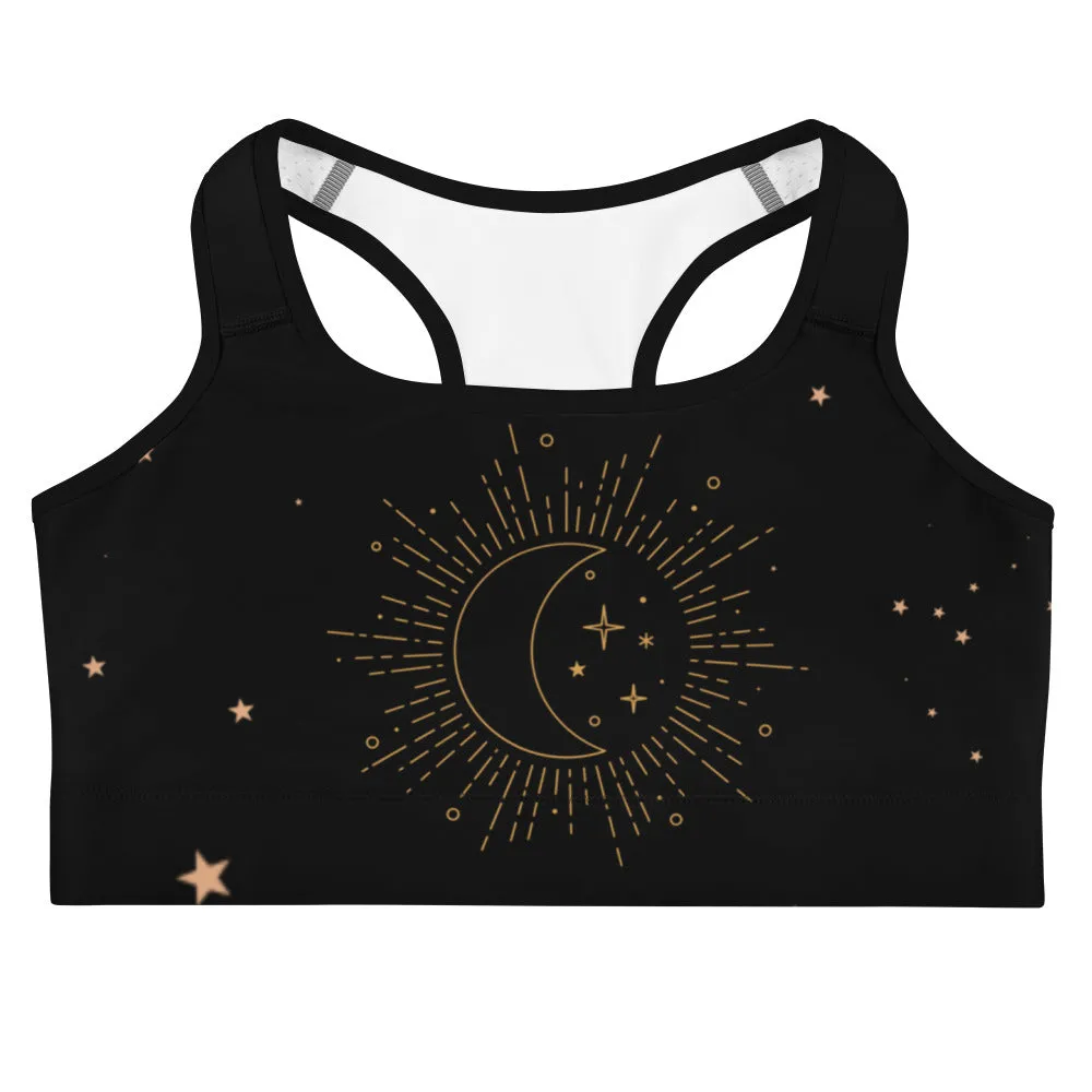 Black Zodiac Sports Bra, lioness-love