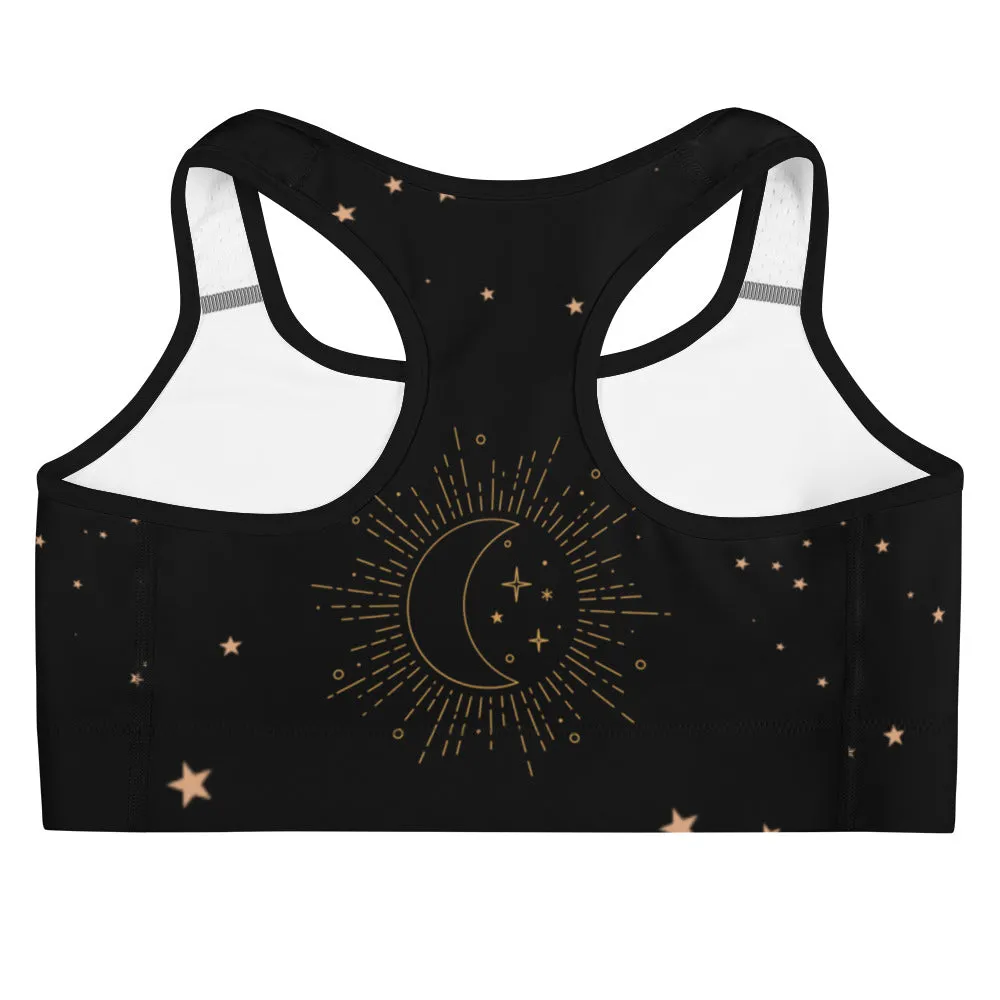 Black Zodiac Sports Bra, lioness-love