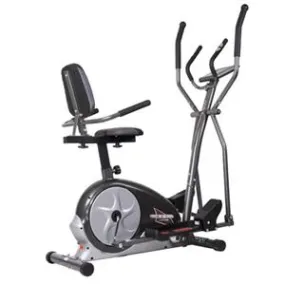 Body Flex Body Champ 3 in 1 Trio Trainer - Ellipictical, Recumbent, Exercise Bike