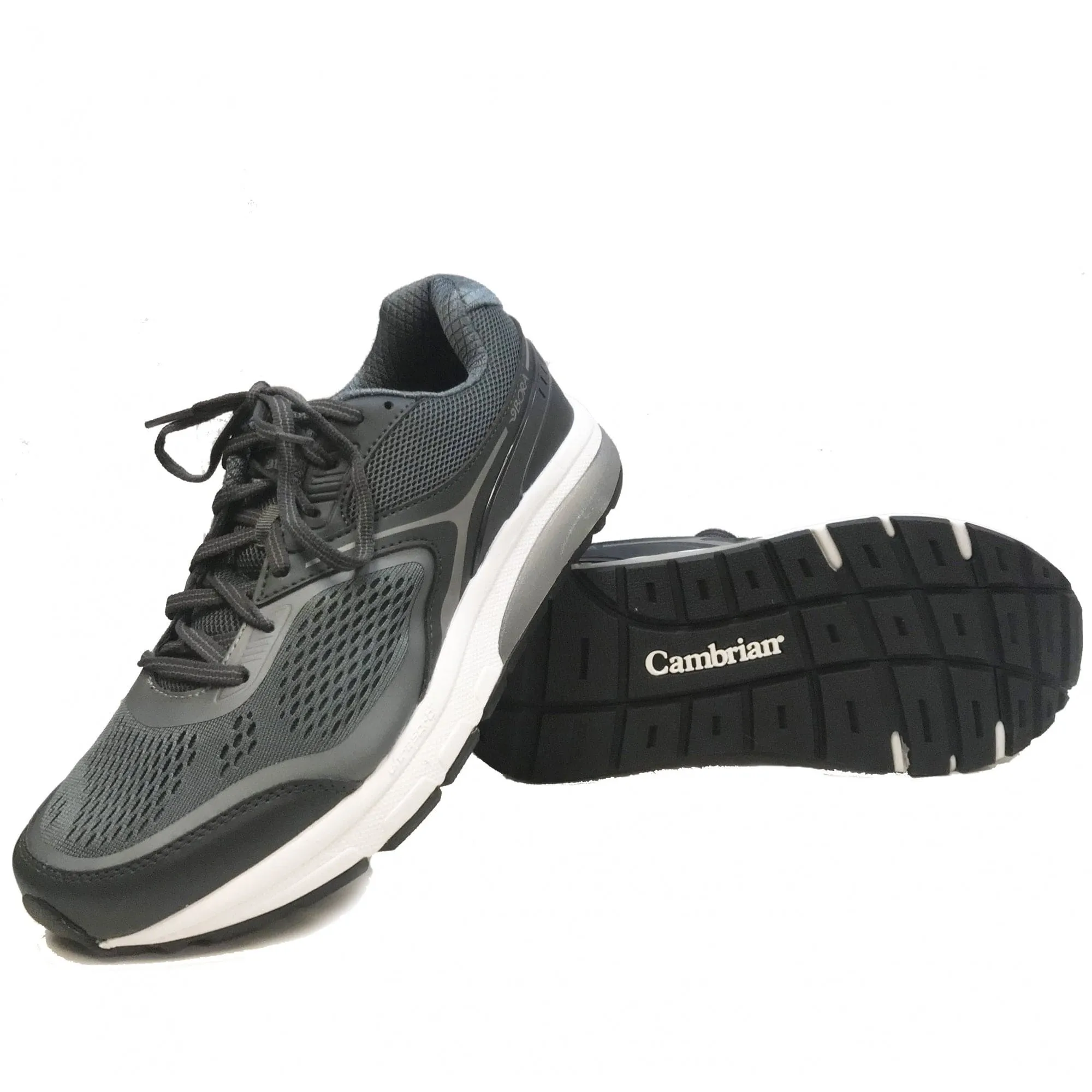 Cambrian Men's Bora Walking Shoes- Black
