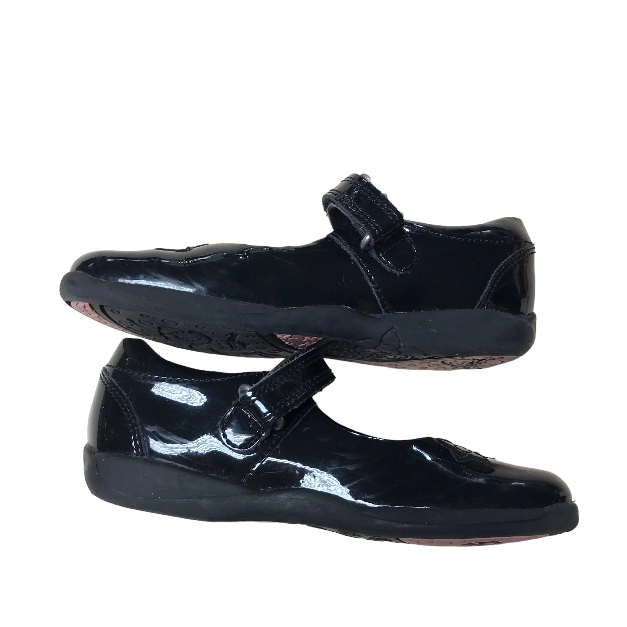 Clarks Black Leather School Shoes Shoe Size 9E junior