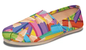 Colorful Pencils Casual Shoes