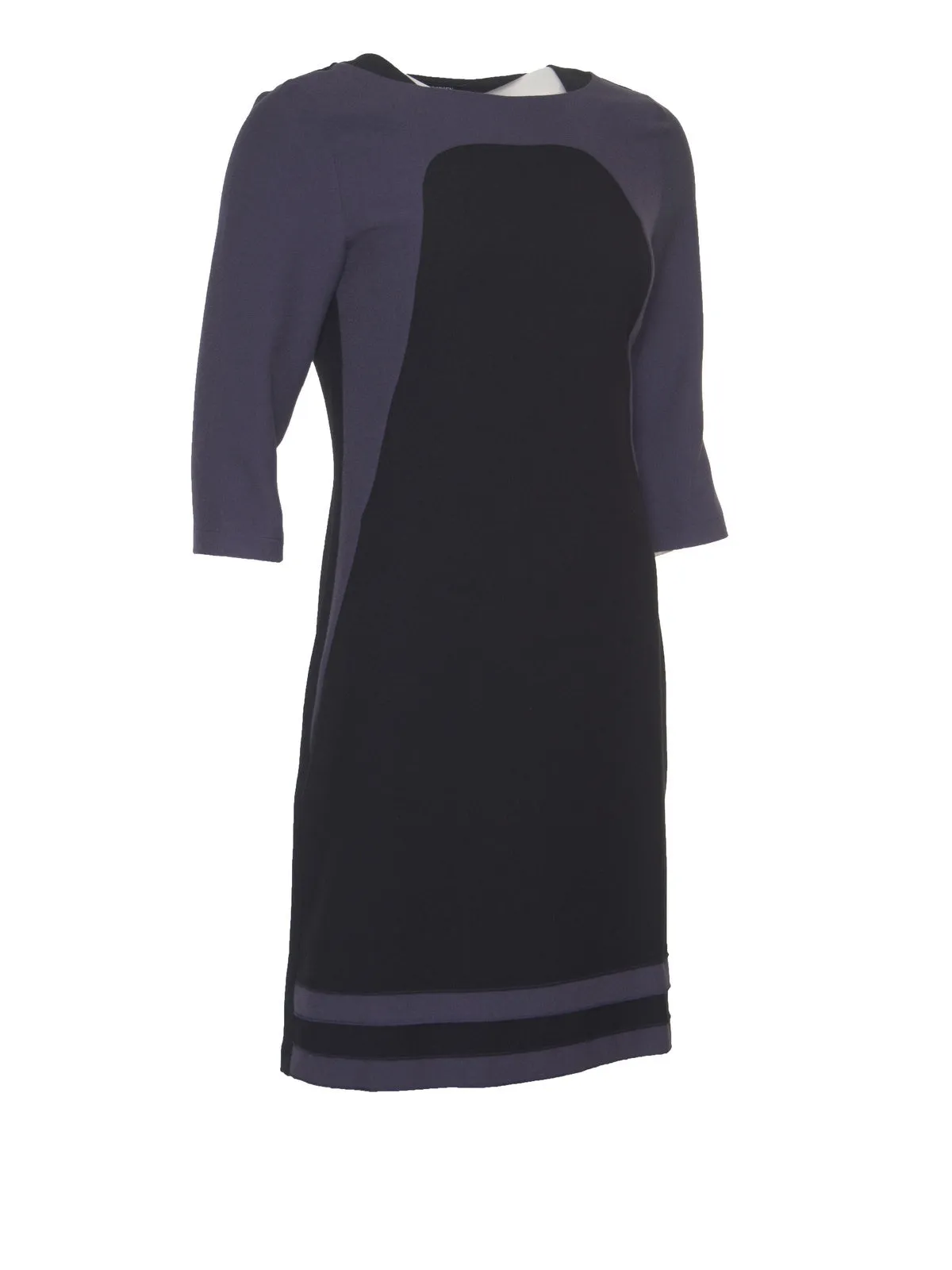 Colour Block Dress EDEN04 Blue