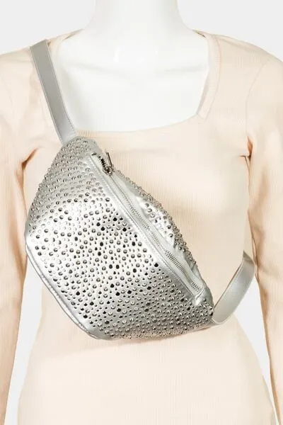 Fame Studded Crossbody Bag for Stylish Everyday Use