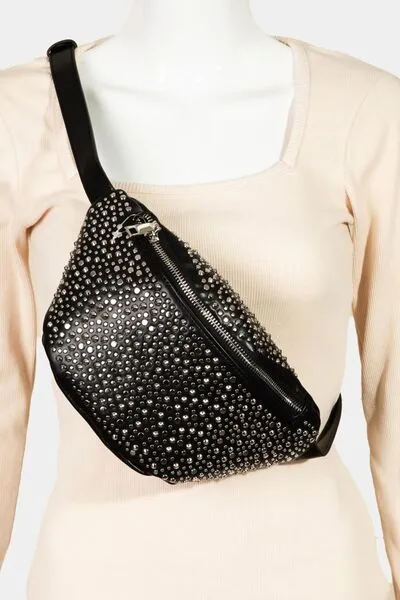 Fame Studded Crossbody Bag for Stylish Everyday Use