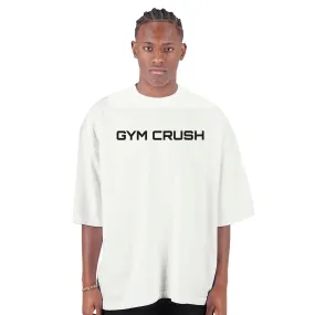 Gym Crush Men's Oversized Drop-Shoulder Crewneck T-Shirt