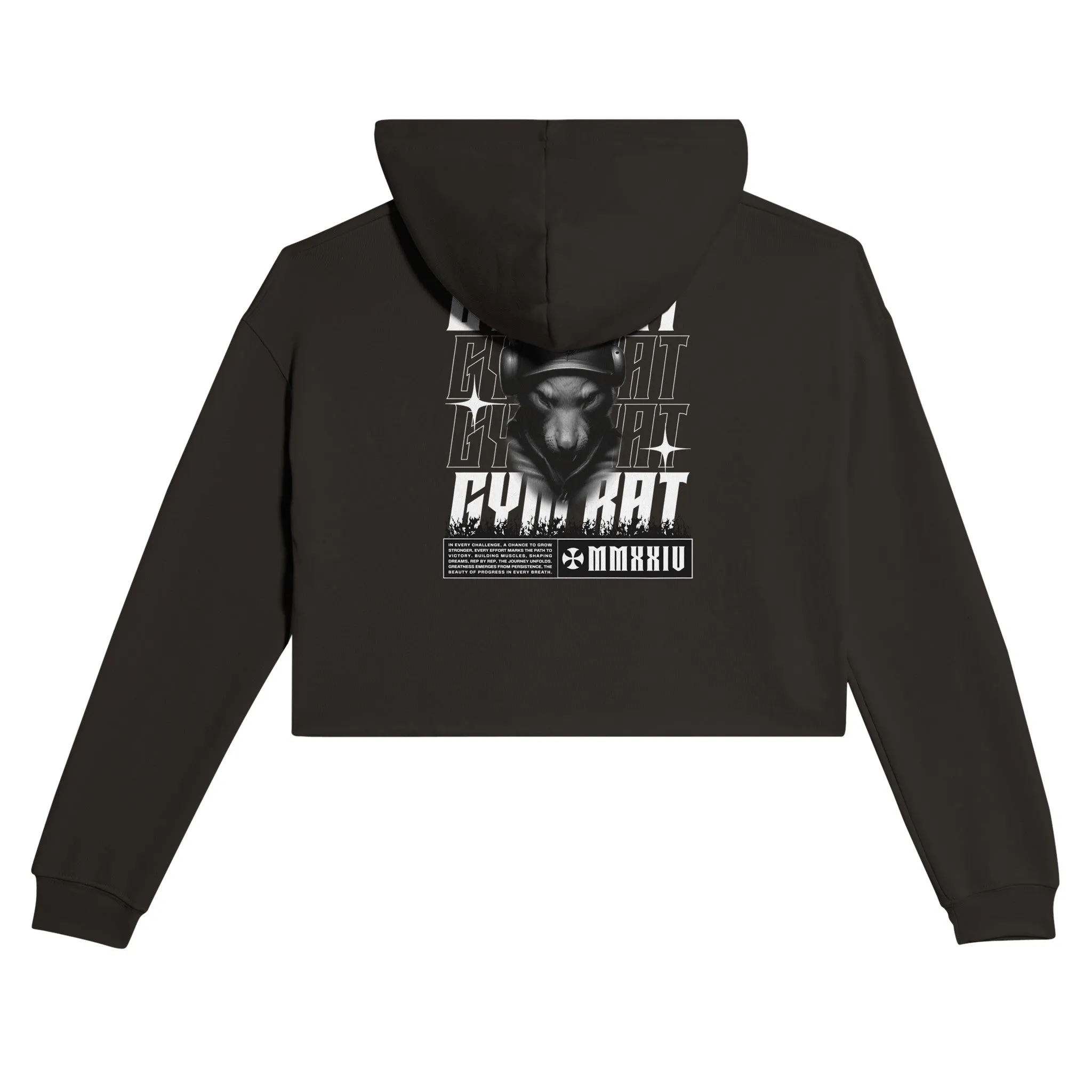 Gym Rat Women's Cropped Hoodie