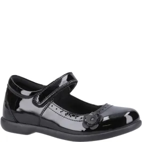 Hush Puppies Bethany XL Patent Senior School Shoes