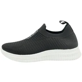KENDALL   KYLIE Eyana Black White Womens Mesh Slip On Trainers