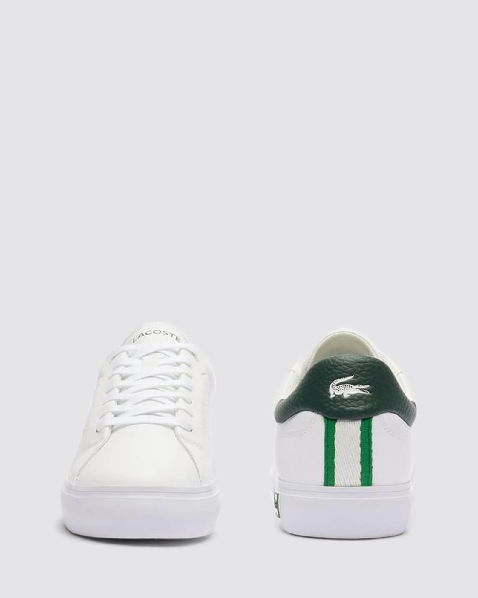 POWERCOURT 2.0 124 SNEAKERS WHITE/GREEN LEATHER