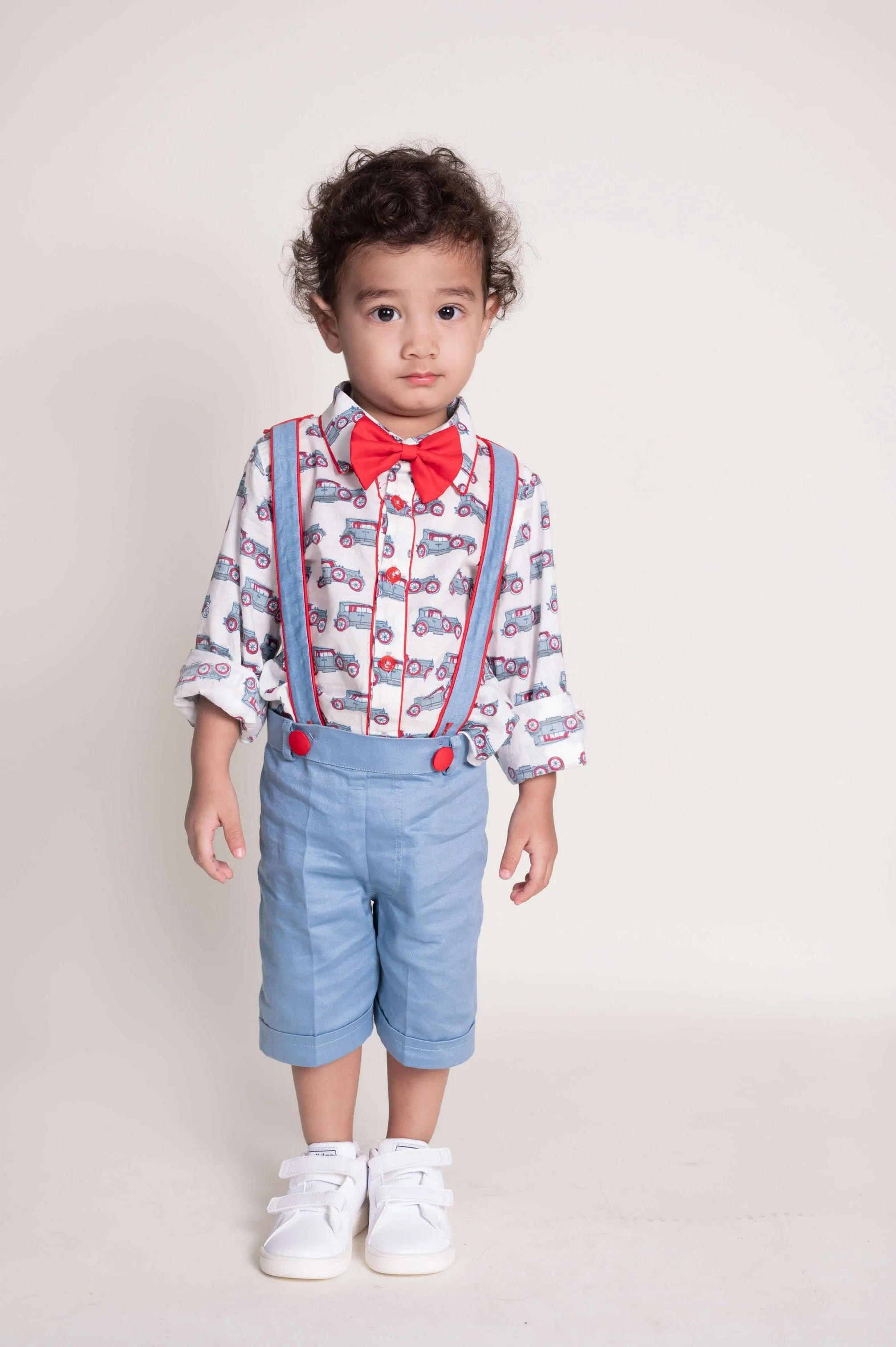 Pre-Order: Old is Gold Vintage Car Printed Shirt and Pant Set