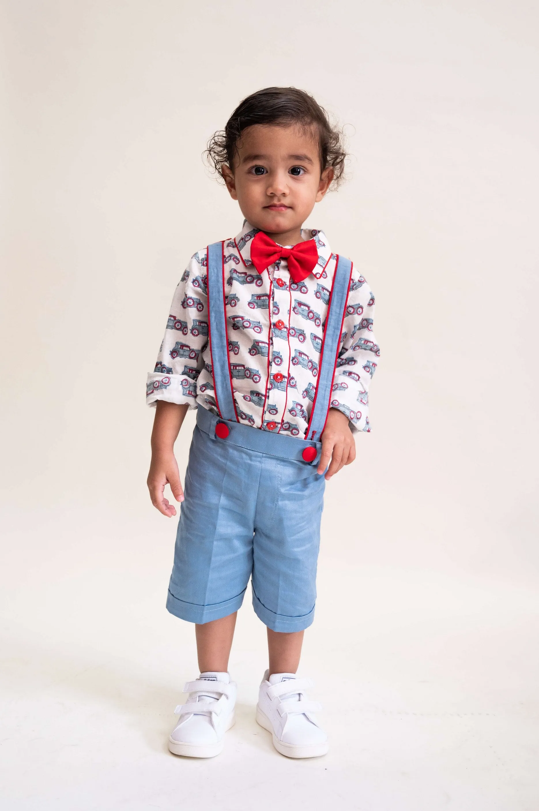 Pre-Order: Old is Gold Vintage Car Printed Shirt and Pant Set