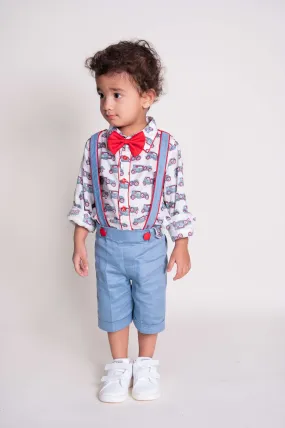 Pre-Order: Old is Gold Vintage Car Printed Shirt and Pant Set
