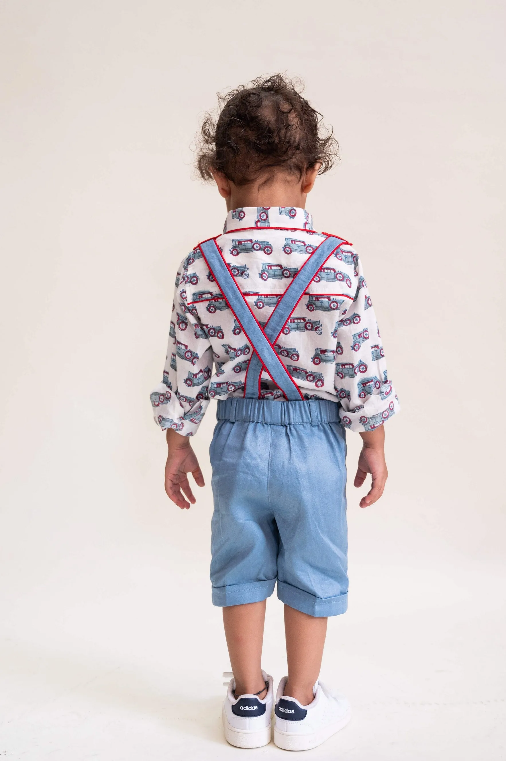 Pre-Order: Old is Gold Vintage Car Printed Shirt and Pant Set