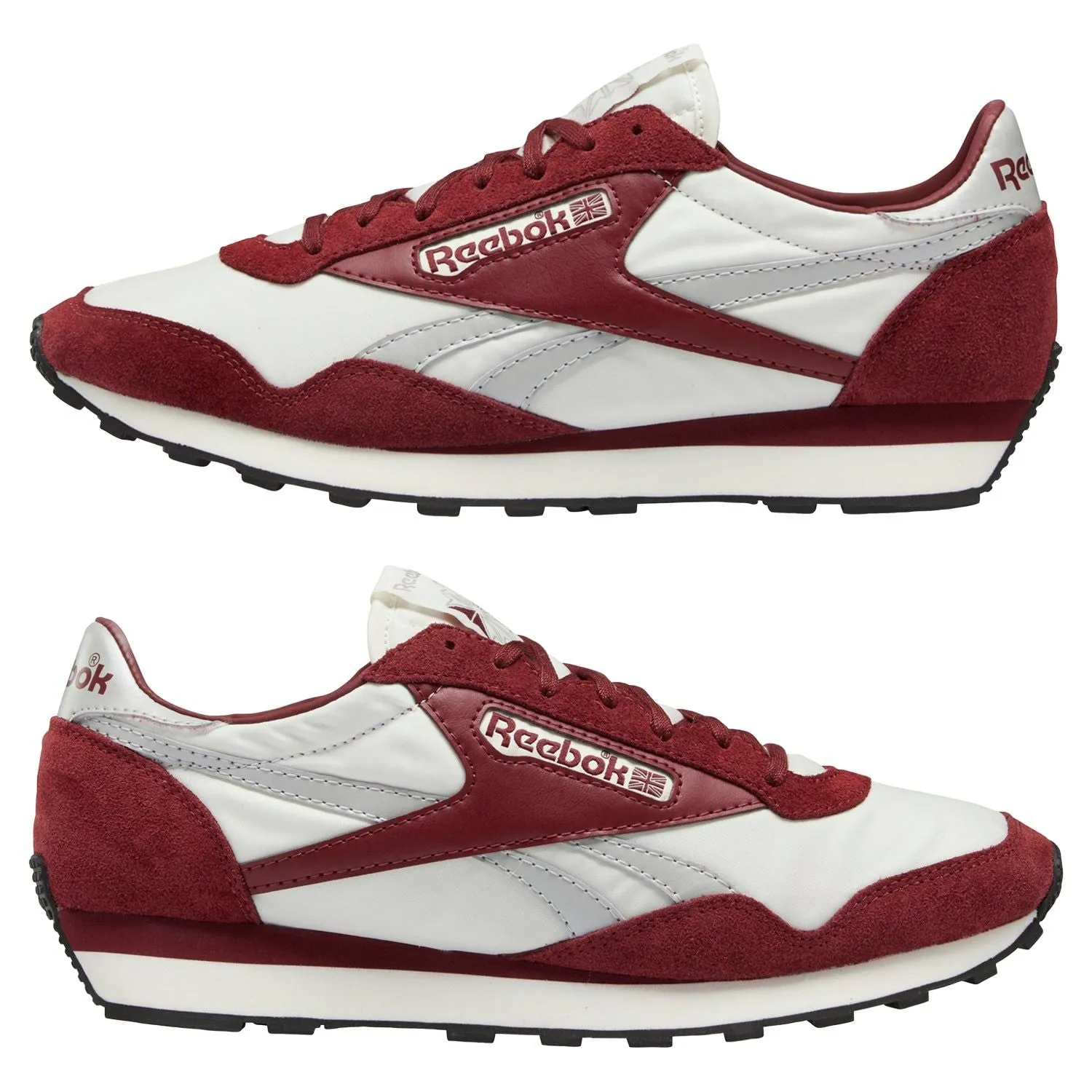 Reebok Classics Unisex Aztec II Shoes - Burgundy / Chalk