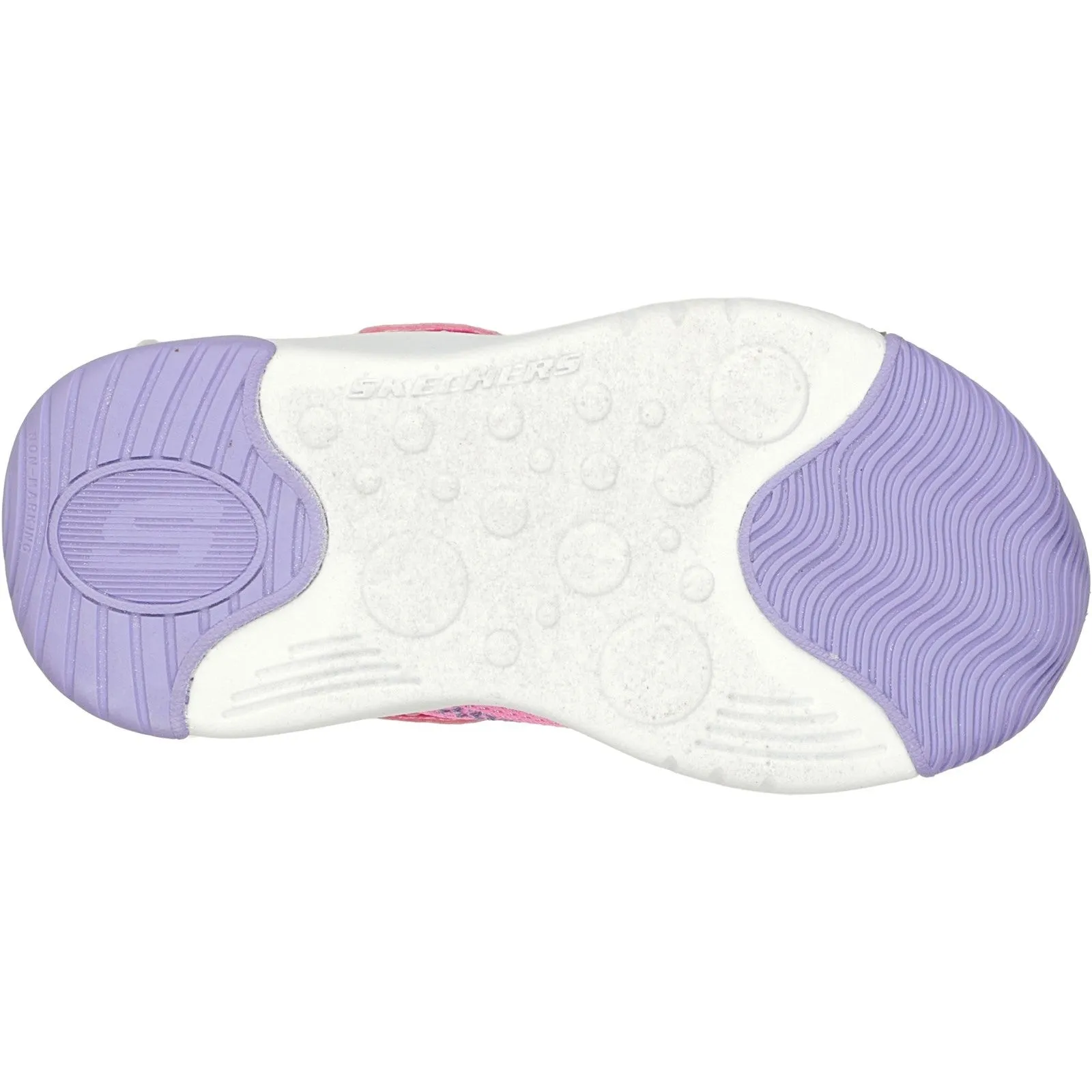 Skechers Infant Girls Mighty Toes Sole Steppers Trainers - Pink