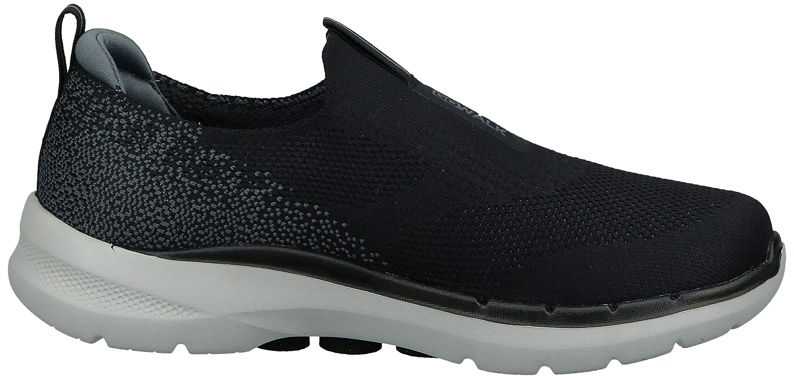 Skechers Men's Gowalk 6-Stretch Fit Slip-On Athletic Performance Walking Shoe, Black, 10.5