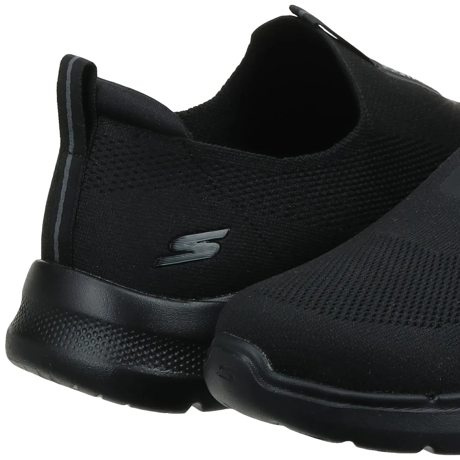 Skechers Men's Gowalk 6-Stretch Fit Slip-On Athletic Performance Walking Shoe, Black, 10.5
