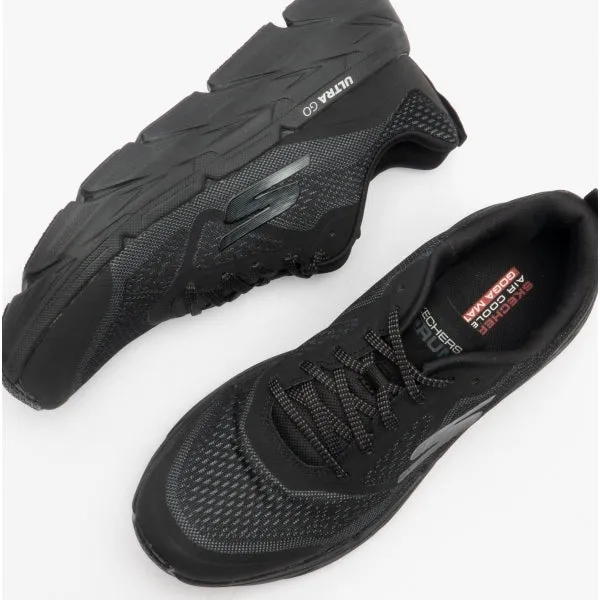 Skechers Mens Max Cushioning Trainers - Black