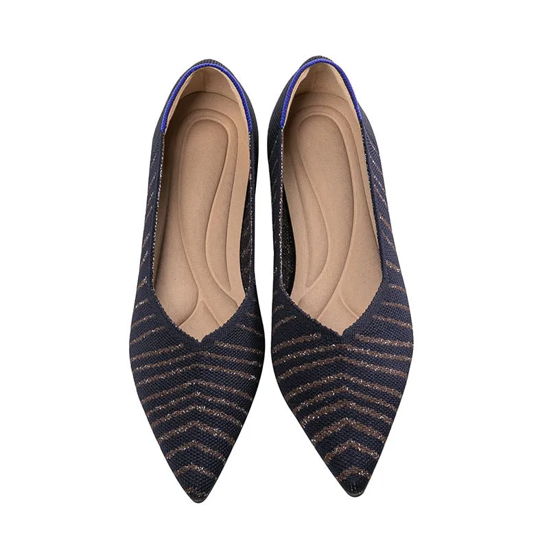 Wendy Pattern Print Basic Flats - 12 Patterns