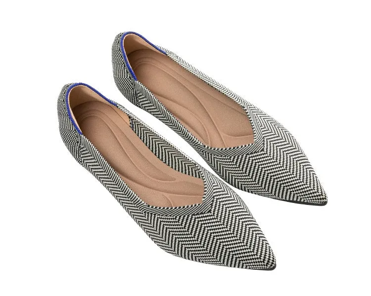 Wendy Pattern Print Basic Flats - 12 Patterns