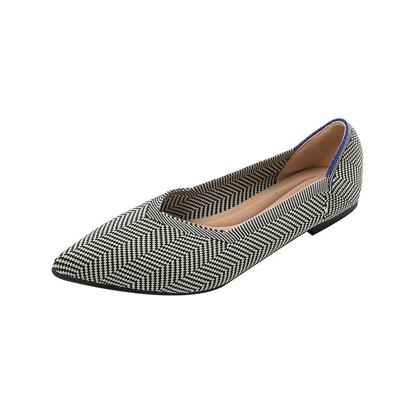 Wendy Pattern Print Basic Flats - 12 Patterns