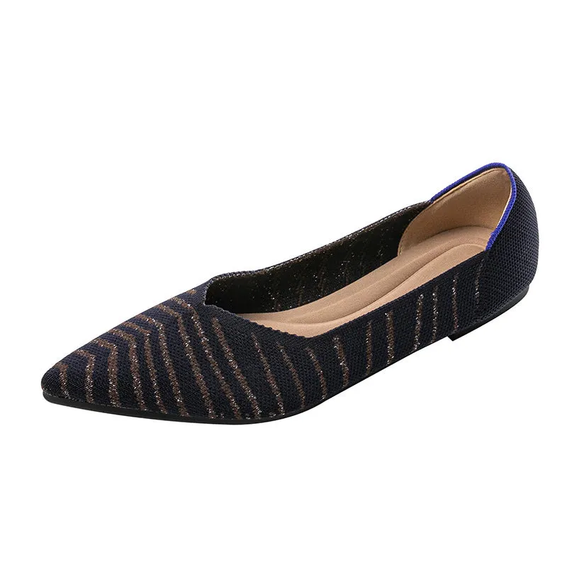 Wendy Pattern Print Basic Flats - 12 Patterns