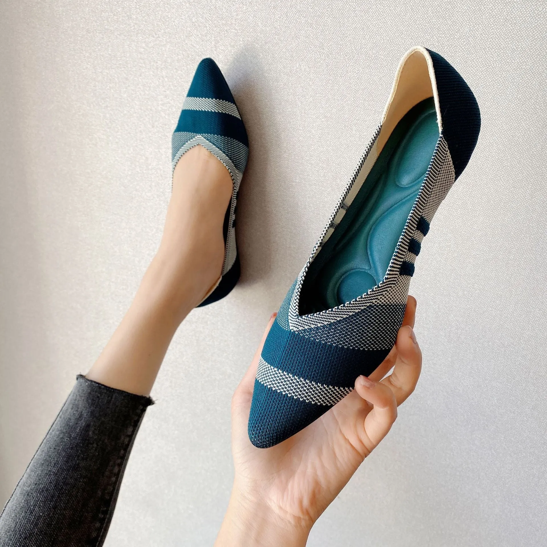 Wendy Pattern Print Basic Flats - 12 Patterns