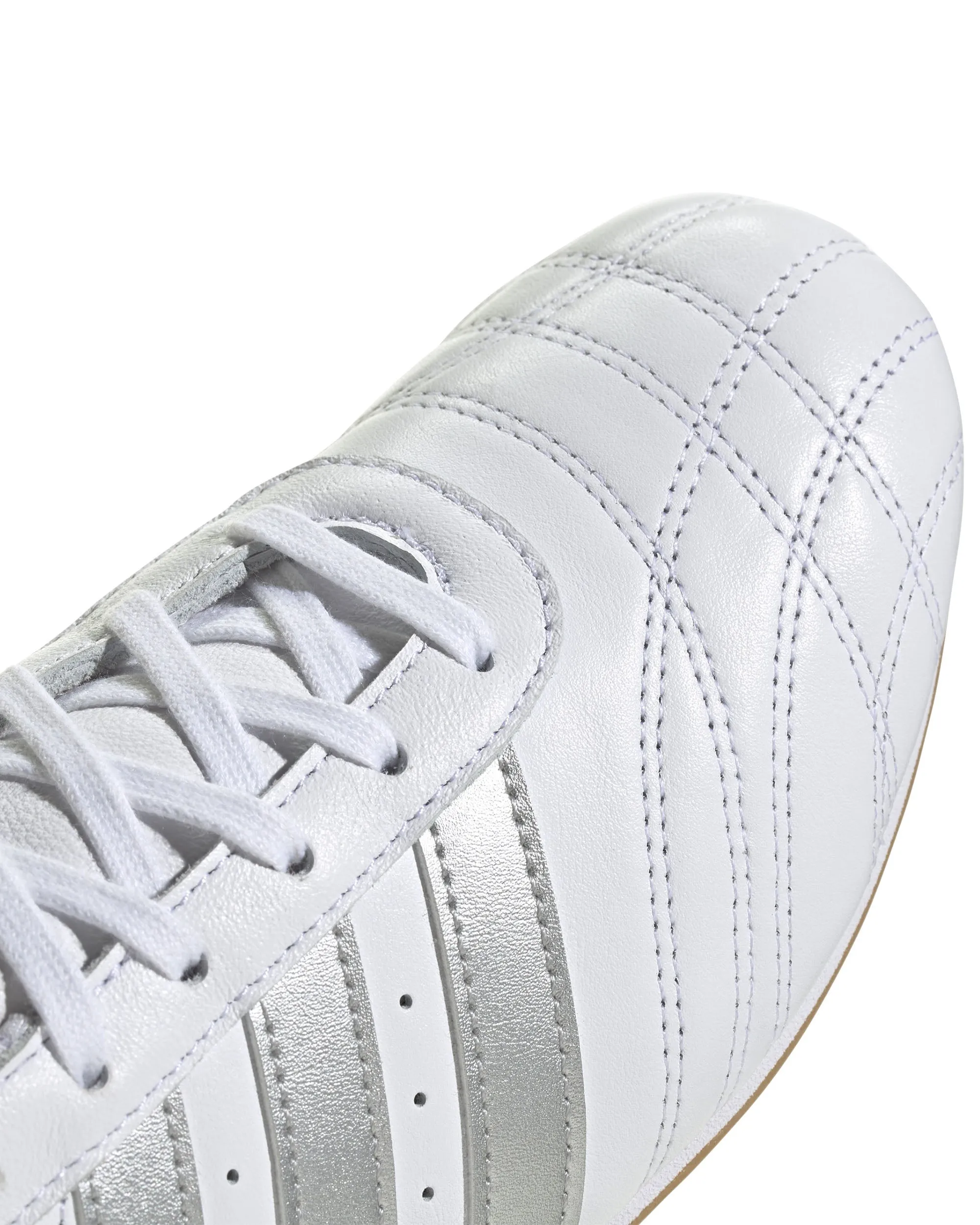 Womens Taekwondo Laced - Cloud White / Silver Metallic / Gum